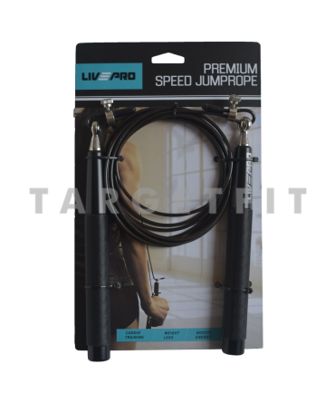 Speed Jump Rope Black Livepro