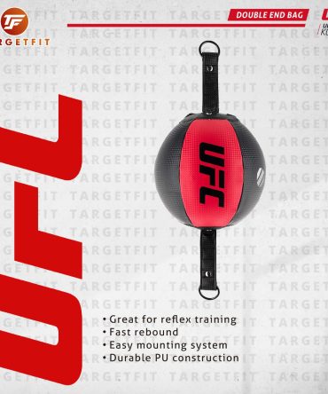 UFC Double End Bag Black Red