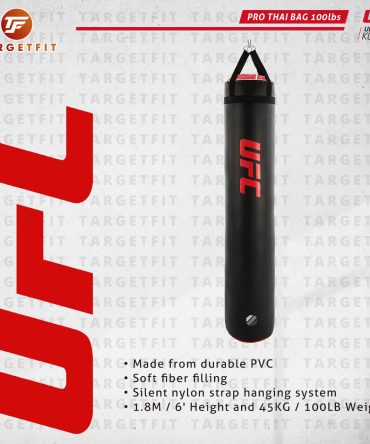 UFC Pro Thai Bag Black 100lb