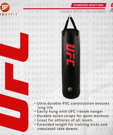 UFC Standard Heavy Bag 100lb Black Filled